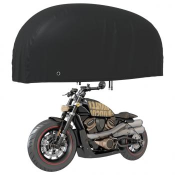 Motorrad-Abdeckung Schwarz 220x95x110 cm 210D Oxford