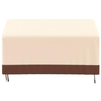 Abdeckung für 3-Sitzer-Bank Beige 159x84x56/81 cm 600D Oxford