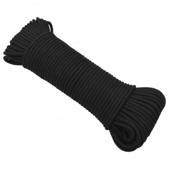 Bootsseil Schwarz 4 mm 100 m Polypropylen