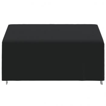 Abdeckung für 3-Sitzer-Bank Schwarz 175x85x68/94 cm 420D Oxford