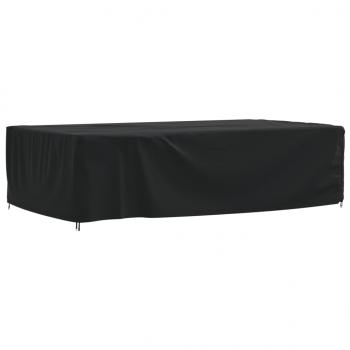 ARDEBO.de - Gartenmöbel-Abdeckung Schwarz 315x180x74 cm 420D Oxford