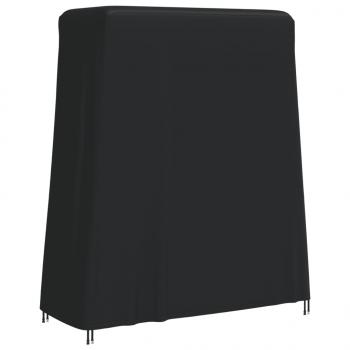 ARDEBO.de - Abdeckung für Tischtennisplatte Schwarz 165x70x185 cm Oxford