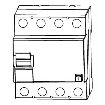 Doepke DFS4 040-4/0,30-A S FI-Schutzschalter, 4-polig, Typ A (9136905)