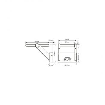 DEKO-LIGHT Solaraufbauleuchte, Solar Premium I Motion, 1,6 W, 3200 K, Grau, Spannungskonstant, 3.7 V/DC, grau (731116)