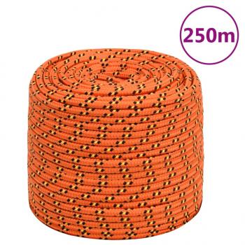 ARDEBO.de - Bootsseil Orange 6 mm 250 m Polypropylen