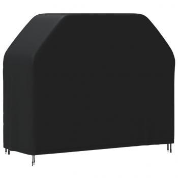 Grillabdeckung 147x61x112 cm Schwarz 420D Oxford