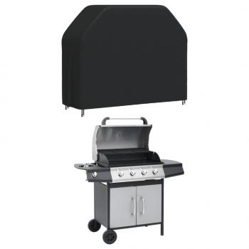 Grillabdeckung 162x61x122 cm Schwarz 420D Oxford