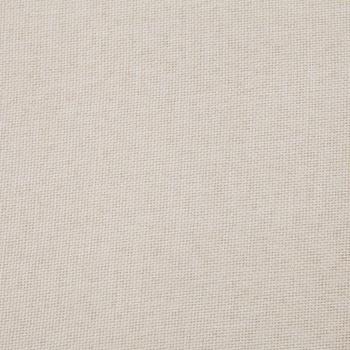 Bank mit Staufach 116 cm Creme Polyester