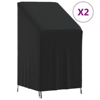 ARDEBO.de - Abdeckungen für Gartenstühle 2 Stk. 70x70x85/125 cm 420D Oxford