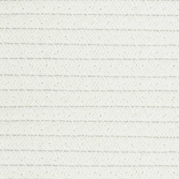 Aufbewahrungskorb Braun und Weiß Ø43x38 cm Baumwolle