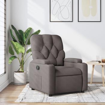 ARDEBO.de - Relaxsessel Taupe Stoff