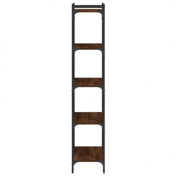 Bücherregal 5 Böden Braun Eiche-Optik 60x30x154cm Holzwerkstoff