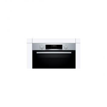 Bosch HBD631CS61 Einbau-Backofen-Set mit Glaskeramikkochfeld (HBA537BS0+PKN645BA2E), 60cm breit, 71L, AutoPilot 10, EcoClean Direct, Touch Select, Bräterzone, Edelstahl