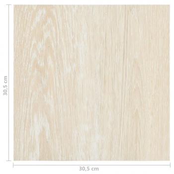 PVC-Fliesen Selbstklebend 55 Stk. 5,11 m² Beige