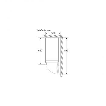 Siemens KU20WVHF0 IQ500 Weinlagerschrank, 30cm breit, 21 Standartweinflaschen, Glastür mit UV Schutz, Beleuchtung, Temperatur regelbar, Flaschenborde aus Eiche, schwarz