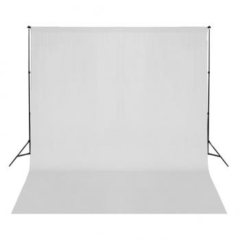 Fotostudio-Set mit Leuchten, Schirmen, Hintergrund, Reflektor