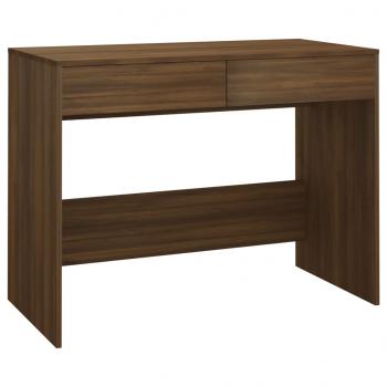 Schreibtisch Braun Eichen-Optik 101x50x76,5 cm Holzwerkstoff