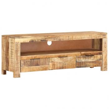 ARDEBO.de - TV-Schrank 110x30x40 cm Raues Mangoholz