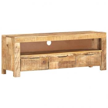 TV-Schrank 110x30x40 cm Raues Mangoholz