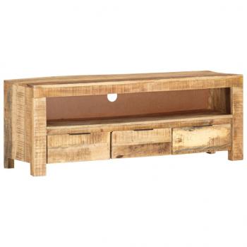 TV-Schrank 110x30x40 cm Raues Mangoholz