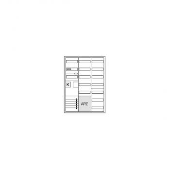 Hager ZB33SEF157 Komplettschrank 1ZP/RES/VF-5/7rh/APZ, eHZ