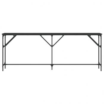 Konsolentisch Schwarz 200x29x75 cm Holzwerkstoff