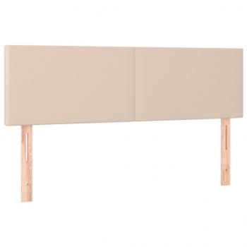 Boxspringbett mit Matratze & LED Cappuccino-Braun 140x200cm