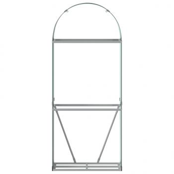 Kaminholzunterstand Grün 80x45x190 cm Verzinkter Stahl