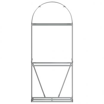 Kaminholzunterstand Anthrazit 80x45x190 cm Verzinkter Stahl