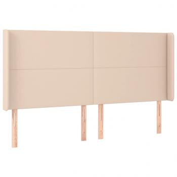 Boxspringbett mit Matratze & LED Cappuccino-Braun 180x200cm