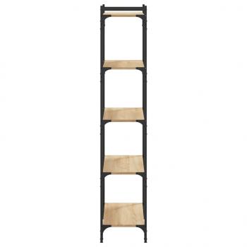 Bücherregal 5 Böden Sonoma-Eiche 80x30x154 cm Holzwerkstoff