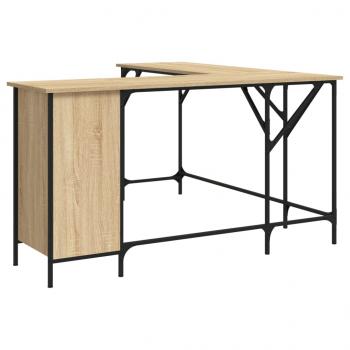 Schreibtisch Sonoma-Eiche 141x141x75 cm Holzwerkstoff