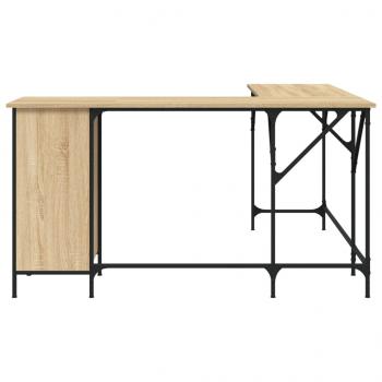 Schreibtisch Sonoma-Eiche 141x141x75 cm Holzwerkstoff