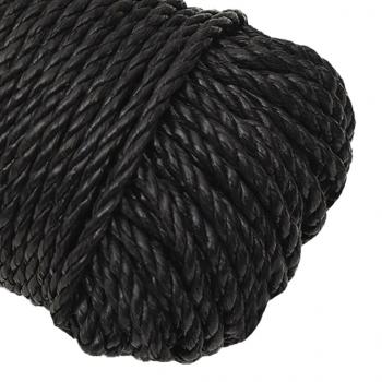 Arbeitsseil Schwarz 8 mm 250 m Polypropylen