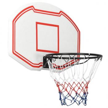 ARDEBO.de - Basketballkorb Weiß 90x60x2 cm Polyethylen