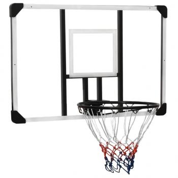 ARDEBO.de - Basketballkorb Transparent 106x69x3 cm Polycarbonat