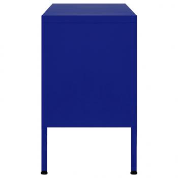 TV-Schrank Marineblau 105x35x50 cm Stahl    