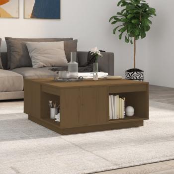 ARDEBO.de - Couchtisch Honigbraun 80x81x36,5 cm Massivholz Kiefer