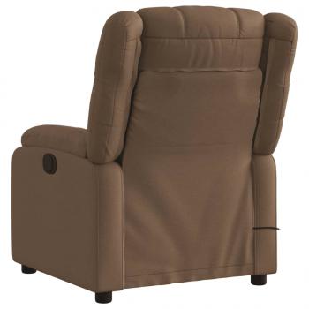 Massagesessel Braun Stoff