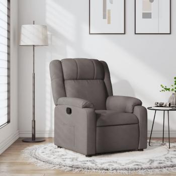 ARDEBO.de - Relaxsessel Taupe Stoff