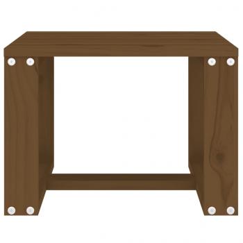 Garten-Beistelltisch Honigbraun 40x38x28,5 cm Massivholz Kiefer