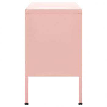 TV-Schrank Rosa 105x35x50 cm Stahl    