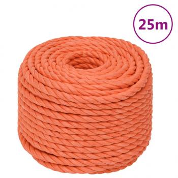 ARDEBO.de - Arbeitsseil Orange 12 mm 25 m Polypropylen