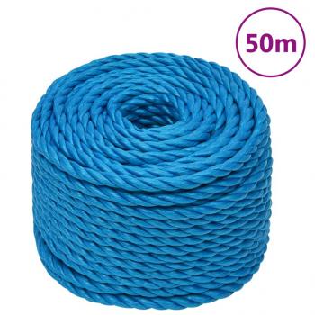 ARDEBO.de - Arbeitsseil Blau 12 mm 50 m Polypropylen