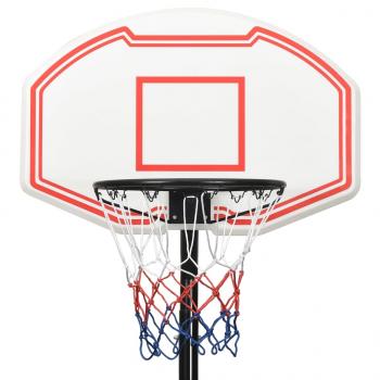 Basketballständer Weiß 237-307 cm Polyethylen