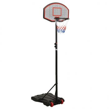 ARDEBO.de - Basketballständer Schwarz 216-250 cm Polyethylen