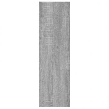 Wandregal Grau Sonoma 75x16x55 cm Holzwerkstoff