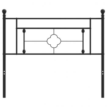 Kopfteil Metall Schwarz 107 cm