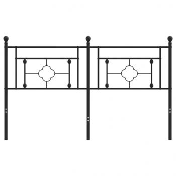 Kopfteil Metall Schwarz 160 cm