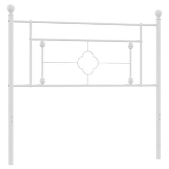 Kopfteil Metall Weiß 107 cm